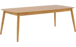 Goossens basic eettafel boaz blank eiken - 8233345-{merk}-boaz-eettafel-eiken-blank-01